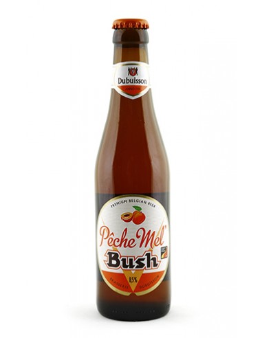 Pêche Mel bush 8.5° (24x33 cl)