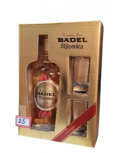 Badel coffret + 2 verres