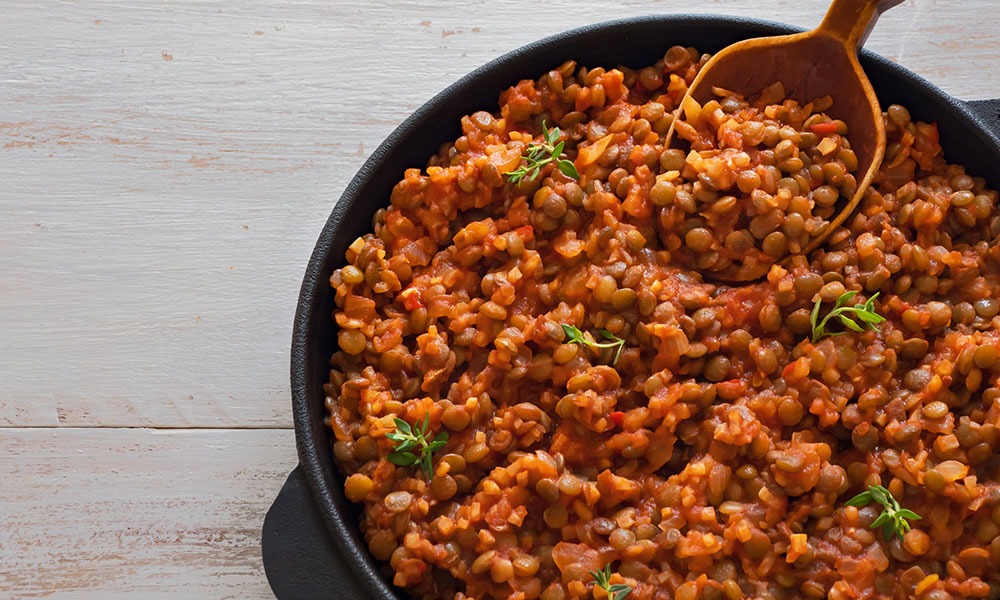 Lentilles aux poivrons et au paprika à la hongroise